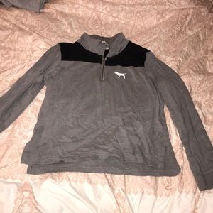 PINK long sleeve 1/4 zip up